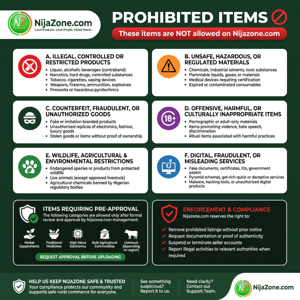 Prohibited Items